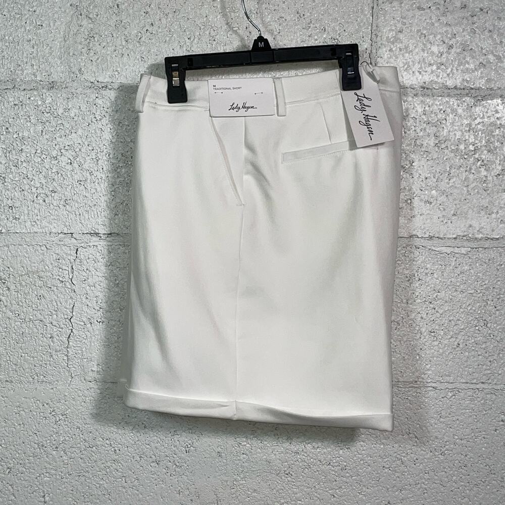 Lady Hagen Women's Traditional Golf Shorts, Pure white, 14